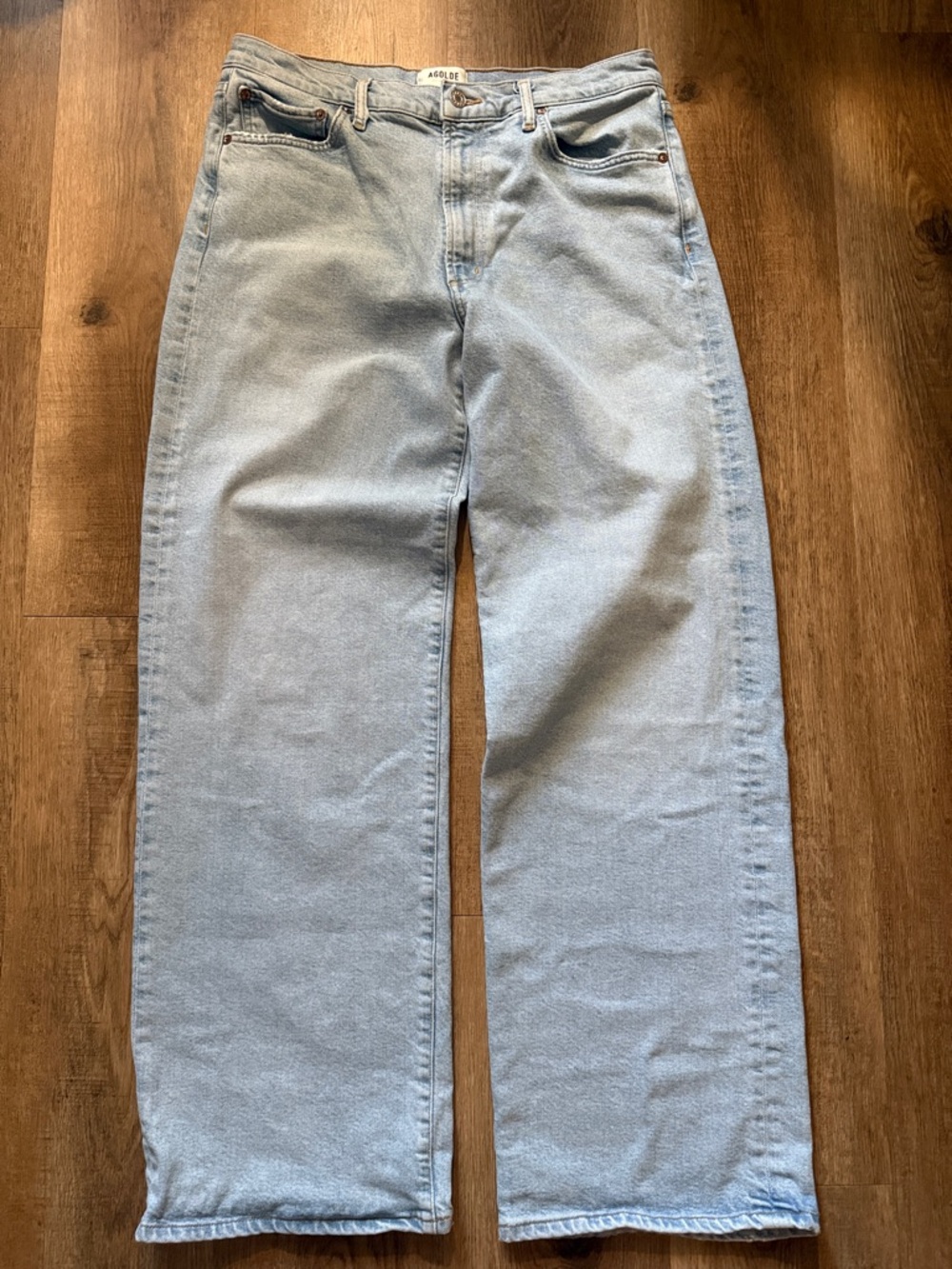 Agolde Wide Leg Jeans Size 30 - Picture 3 of 16